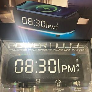 **New** - Brand New in the box - Digital Alarm Clock/Phone Charger